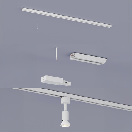 Krytka pre LED svetelnú zbernicu EasyLink Philips biela 2 ks.