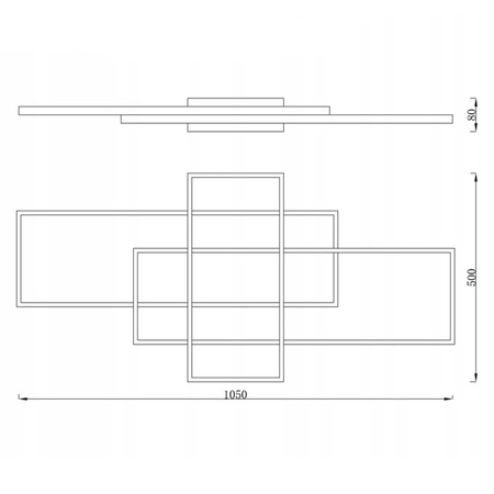 Luster Dekoratívne LED stropné svietidlo 130W 14300lm 3000-6500 CCT Stmievateľné Pilot White Galaxis Pegasus Masterled