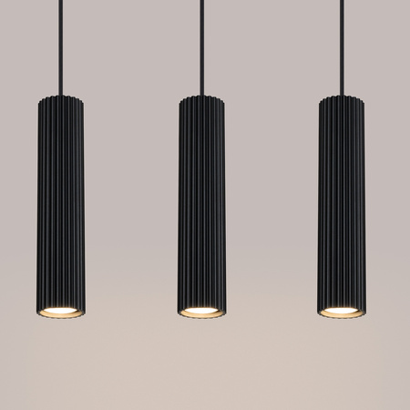 Tuba Spot 3x GU10 Black Carbon Deep Space SL.1575 Sollux Závesné svietidlo