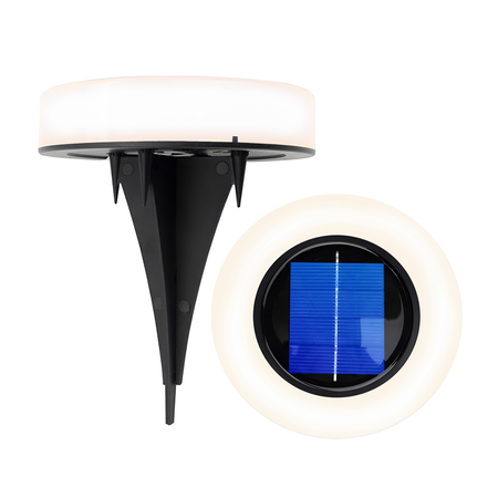 LED solárne záhradné svetlo 4000K IP44 Dusk Sensor