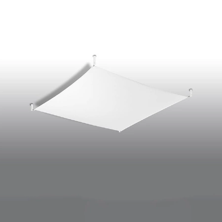 Povrchové stropné svietidlo 4x G13 Plafond Rectangular White Minimalist Luna Sollux