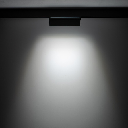 LED reflektor na zbernicu 1 fáza LED 9W 880lm 4000K, neutrálna biela čierna priemyselná LVM FOCUS OUT 10646 Nowodvorski