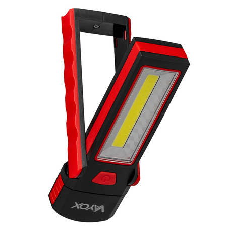 LED batériová baterka 4xAA 120lm Dielňa Skladací pracovný magnetový hák VA0101 Vayox