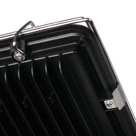 Halogénová LED lampa 200W 27000lm 4000K, neutrálna biela 125° IP65 IK08 čierna FL Kanlux