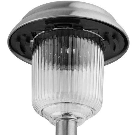 Solárna záhradná lampa LED poháňaná vonkajším studeným chrómom