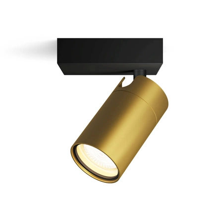 Nástenné svietidlo GU10 IP44 Medeno-čierne Kosipo Philips