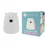 Detské LED nočné svetlo 3000K, teplá biela + Multicolour RGB Battery White MARY'S SMALL TEDdy Bear