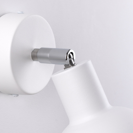 Nástenné svietidlo Nástenné svietidlo E27 Geometric white Industrial Elba Sollux