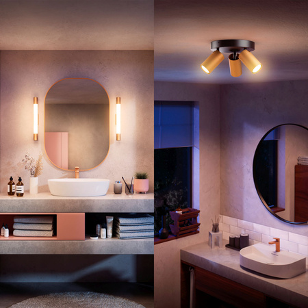 LED 10W 1500lm 2700K 60cm IP44 Copper Rover Philips nad zrkadlom