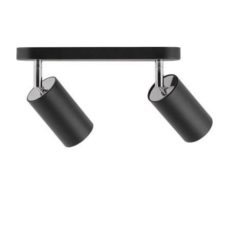 EYE SPOT 6020 Nowodvorski 2x GU10 čierna moderná reflektorová bodová lampa s povrchovou montážou