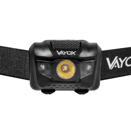 Nabíjacia čelová baterka 100lm LED + 2x LED VA0178 VAYOX