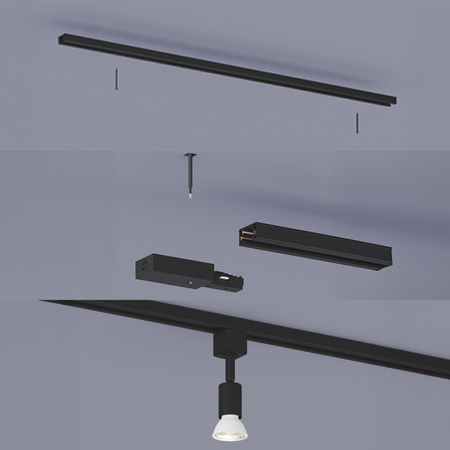 LED GU10 Black EasyLink Tobia Philips koľajnicové svetlo