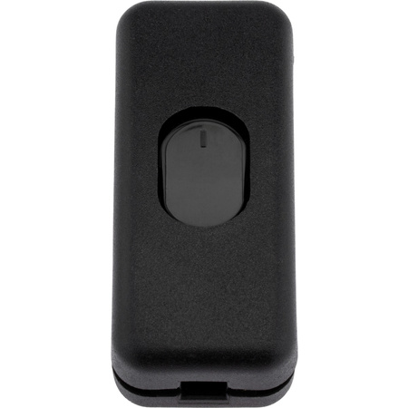 Kolískový spínač pre nacvakávací kábel čierny