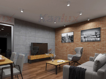 Halogénové svietidlo na povrchovú montáž SPOT round BORD GU10 hliník IP20 Kanlux