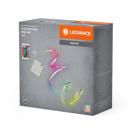 LED pásik 5W RGB batérie Pilot 5M batérie pásy Ledvance