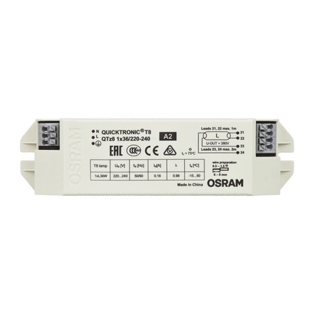 Elektronický predradník QUICKTRONIC QTZ8 1X36 220-240V OSRAM