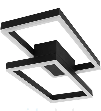 Stropné svietidlo LED 48W CCT ARTESIA Black + diaľkový ovládač