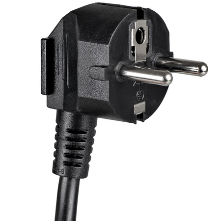 Predlžovací kábel s prepäťovou ochranou 1,5 m 5GN čierny Napájací pás + prepínač