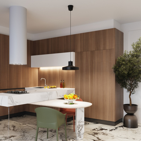 Stropné závesné svietidlo E27 čierne BILO Crimson SL.1703 Sollux