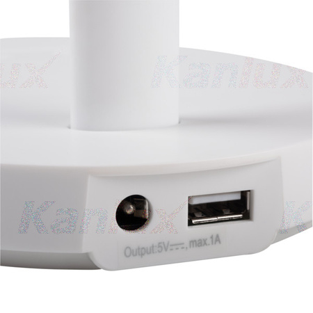 Stolná LED lampa biela REXAR 7W 3000-6500K Kanlux