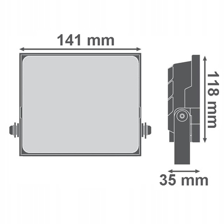 LED reflektor 30W 2700lm 6500K studený IP65 NL-2 Ecolight