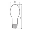 LED žiarovka E40 36W = 327W 6000lm neutrálna biela Clear XLED Filament Kanlux