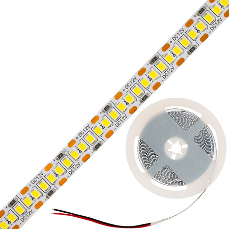 LED pásik 12V 120W 1200LED 2835 teplá biela 10mm 5m