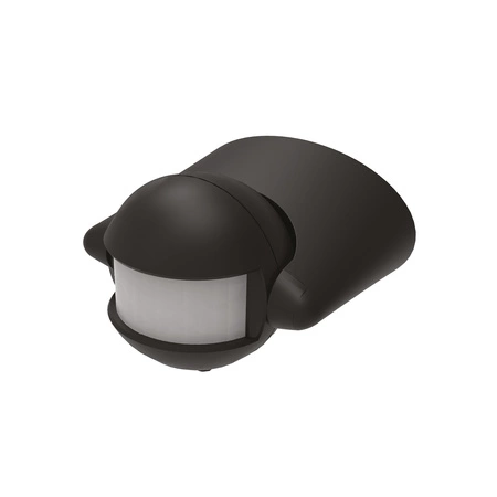 Vonkajší pohybový senzor LX39 IP44 180° PIR čierny Premium Kobi