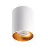 Stropné svietidlo Spot Tuba LED Halogen GU10 Round White Gold Riti Kanlux
