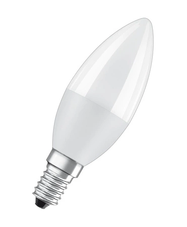 LED žiarovka B39 sviečka E14 7,5W = 60W 806lm 4000K neutrálna biela 200° VALUE CLASSIC Osram