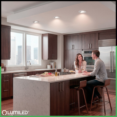 Sada halogénového svietidla VENTUS White Round + LED žiarovka GU10 6W teplá biela 120° Lumiled