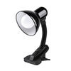Stolná lampa Školská stolná lampa E27 Clip Black Lumek Kobi
