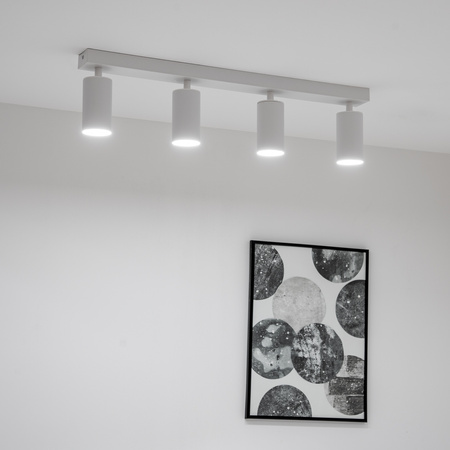 SPOT TUBA stropné svietidlo Reflektor Halogénové svietidlo 4x GU10 TABULA LUMILED