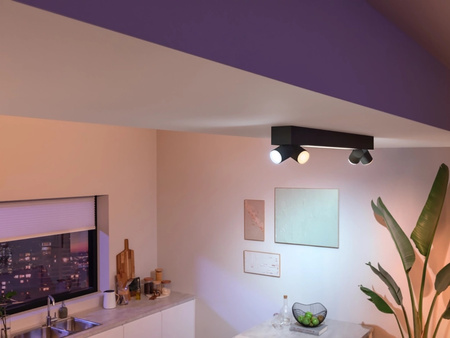 LED reflektorové stropné svietidlo 56,8 W 4400 lm IP20 biele a farebné RGB + TW White Smart SMART Zigbee Bluetooth Centris Philips HUE