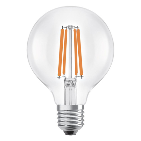 LED žiarovka G80 Sphere E27 2,2W = 40W 470lm 2700K teplá biela 330° Filament CLASSIC ENERGY EFFICIENCY Osram