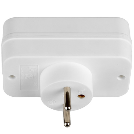 Rozdeľovač elektrickej siete 2x Euro 2P + 1x 2P+0 Zlodej 3 zásuvky VAYOX