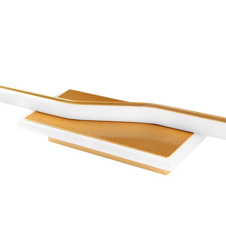 Nástenné svietidlo LED Povrchová montáž 12W 4000K neutrálna biela Gold Matt Xudo