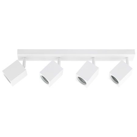 Bodové stropné svietidlo 4xGU10 QUANTUS Beam Bar White