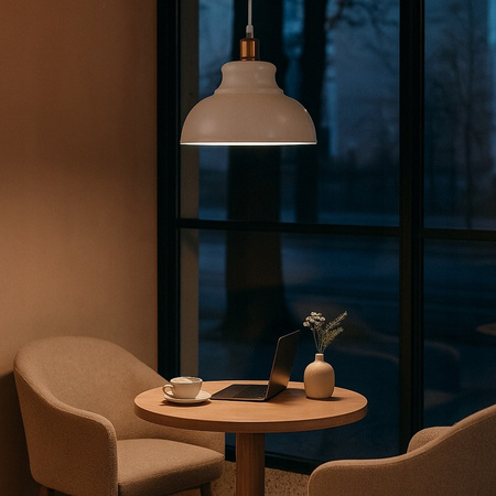 Stropné svietidlo Masterled Hanging E27 White Copper Flara