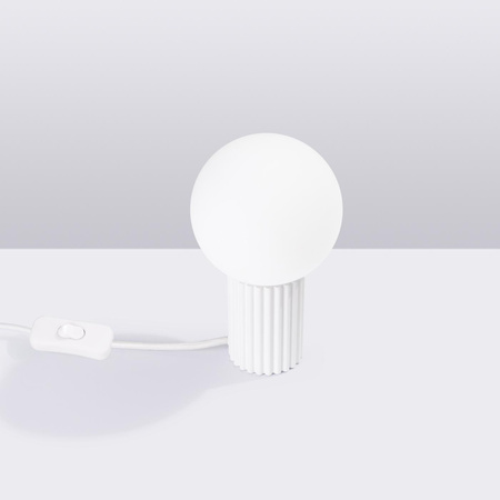 Stolná stolová lampa G9 Round White Modern Matte Halo Sollux