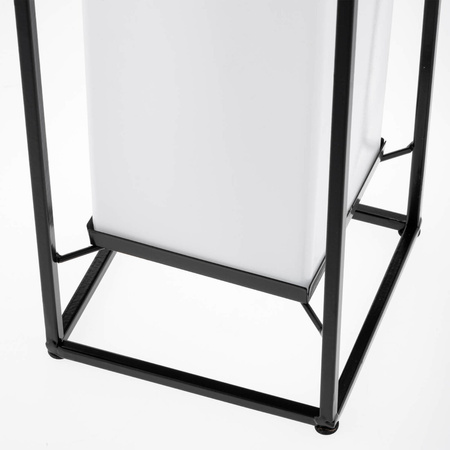 Vonkajšia solárna LED záhradná stojaca lampa 3000K IP44 38cm súmrakový senzor