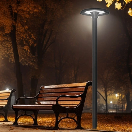LED pouličné lampy Park Garden 120W 16800lm CCT 90° 0,53A čierna VIDEX