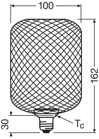 Dekoratívna LED žiarovka E27 3,5W = 28W 300lm 2700K teplá biela 100° Decor Osram