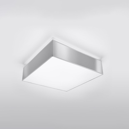 Stropné svietidlo Plafond 2x E27 Square Grey Minimalist Horus Sollux