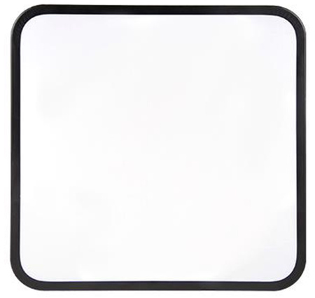 Plafond LED stropné nástenné svietidlo Square 2640lm 30W 4000K IP22 Black