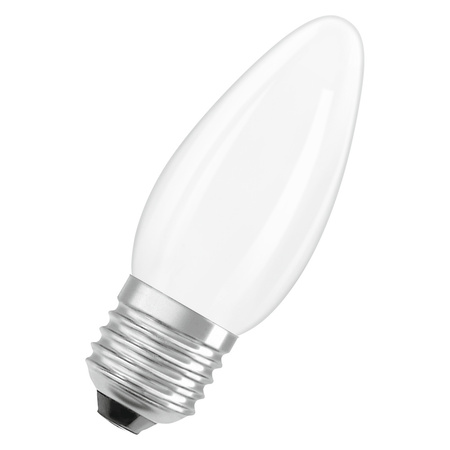 LED žiarovka B35 E27 sviečka 3,4W = 40W 470lm 4000K neutrálna biela 300° STAR CLASSIC Osram