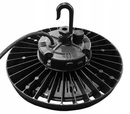 LED High Bay priemyselné závesné svietidlo 150W 4000/5000/6000K CCT 90° čierna IP65 Masterled