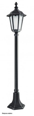 Retro Midi K 5002/2/M E27 106cm Su-Ma Vonkajšia stojaca stĺpová záhradná lampa