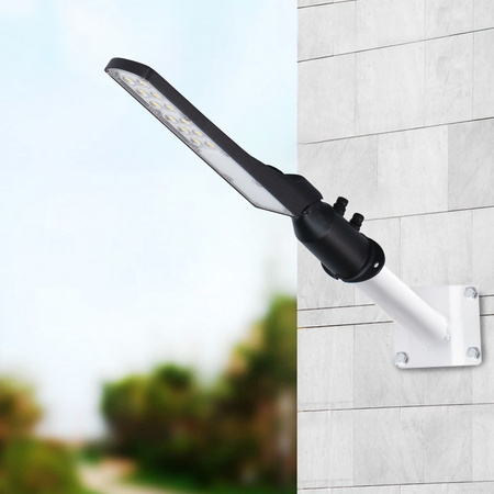 Vonkajšie pouličné svietidlo LED 30W 3000lm 5000K neutrálna biela IP65 IK07 Black Videx