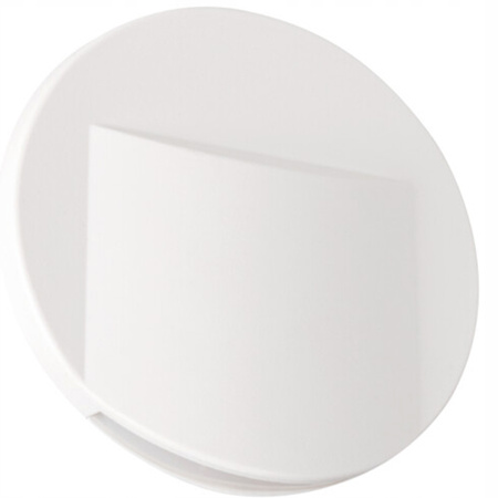 Schodiskové svetlo LED 0,8W 15lm 3000K, teplá biela biely okrúhla Erinus Kanlux